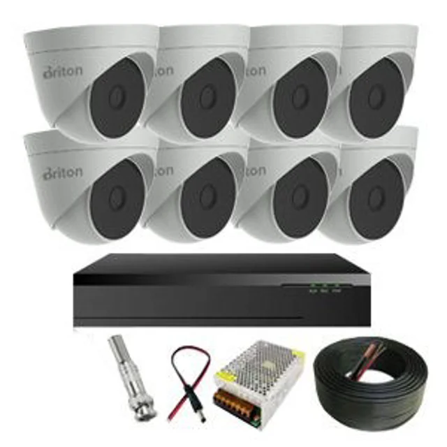 پکیج 8 عددی دوربین مداربسته برایتون مدل UVC232T43P2-M